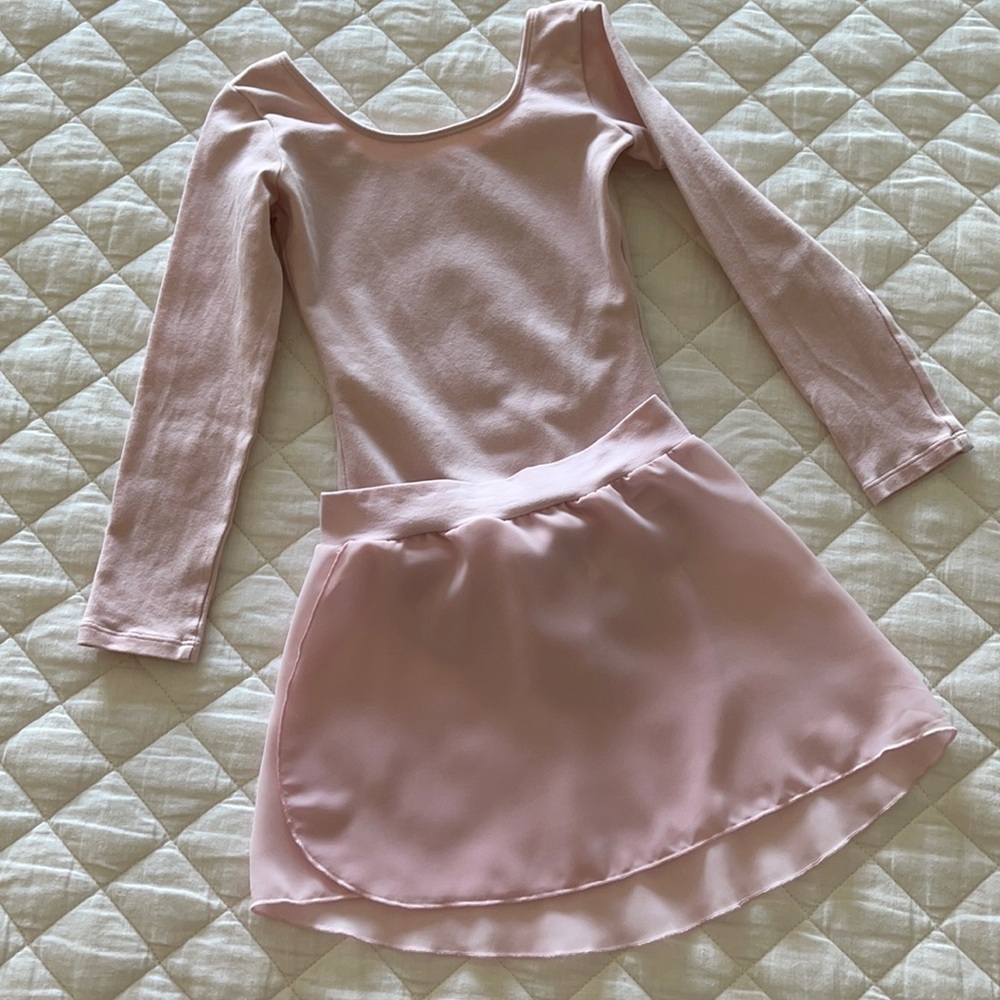 Girls Bloch dance leotard and skirt